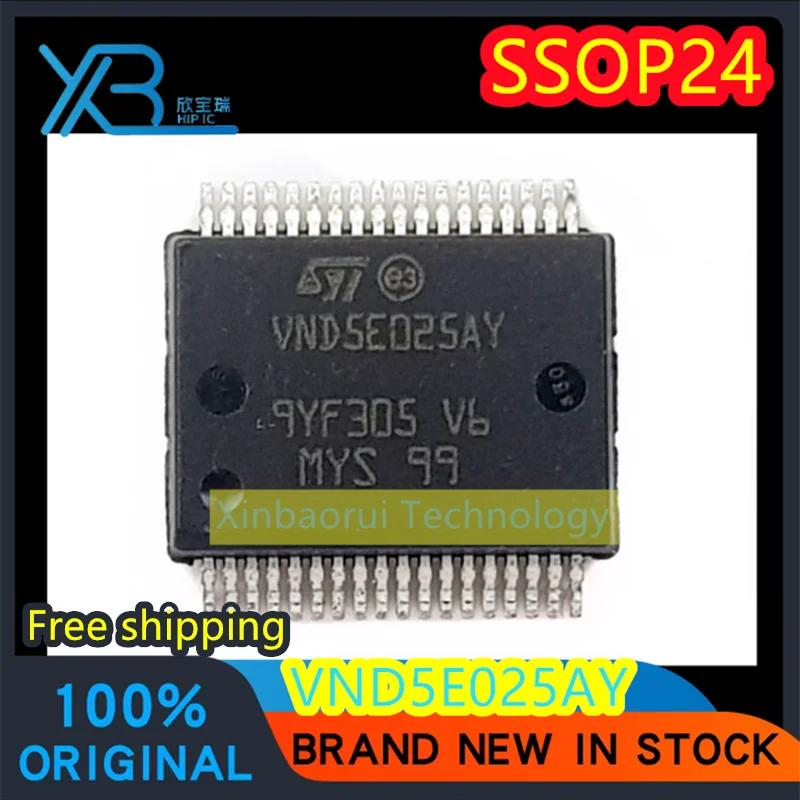 (5/30 pieces) VND5E025AY SSOP24 car BCM Polo body computer turn signal chip brand new good quality original Free shipping
(5/30 pieces) VND5E025AY SSOP24 car BCM Polo body computer turn signal chip brand new good quality original Free shipping
