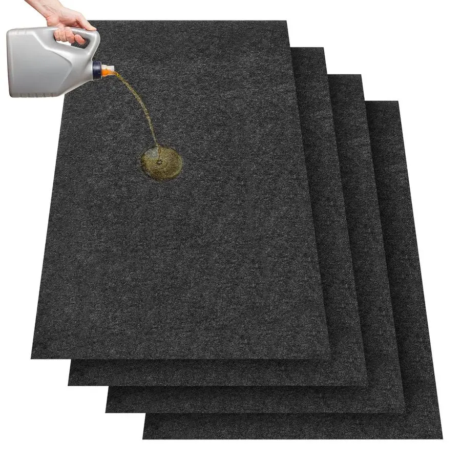 Pcs 36 x 60 Oil Drip Mat for Garage Driveway, Under Car amp Garage Oil Absorbent Pads, Reusable for Motorcycle and Car
Pcs 36 x 60 Oil Drip Mat for Garage Driveway, Under Car amp Garage Oil Absorbent Pads, Reusable for Motorcycle and Car