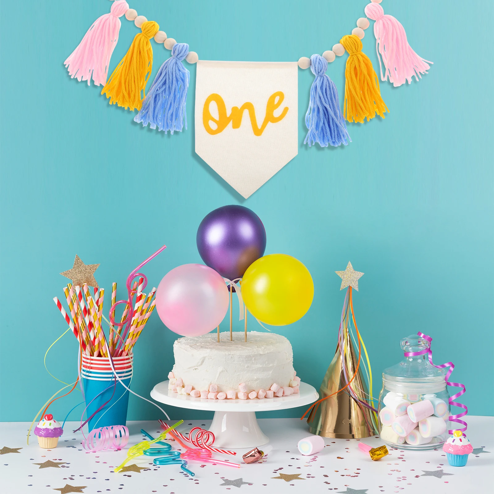 Photography Decor Tassel Banner Colorful Bunting Party High Chair Flag Wall Hanging Garland First Birthday Props
Photography Decor Tassel Banner Colorful Bunting Party High Chair Flag Wall Hanging Garland First Birthday Props
