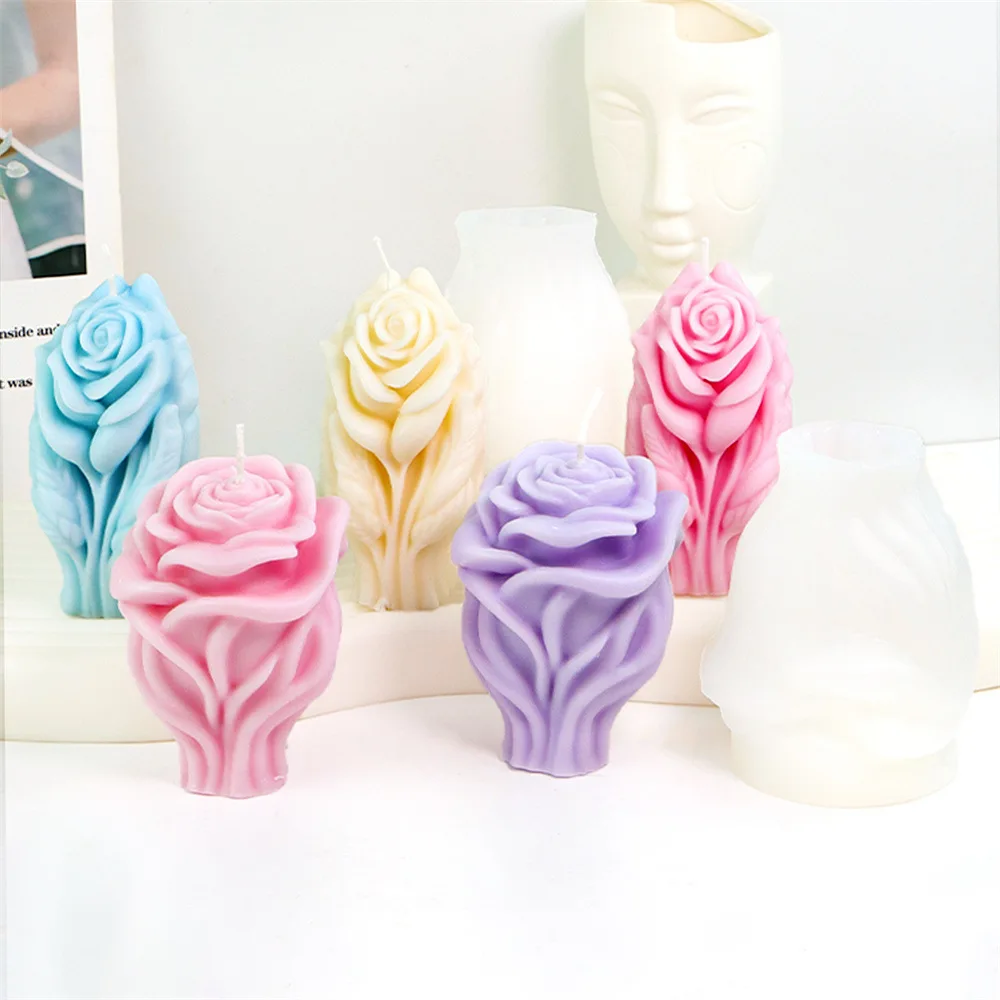 Rose Bouquet Column Scented Candle Silicone Mold DIY Valentine's Day Flower Column Diffuser Decoration Candle Making Kit
Rose Bouquet Column Scented Candle Silicone Mold DIY Valentine's Day Flower Column Diffuser Decoration Candle Making Kit