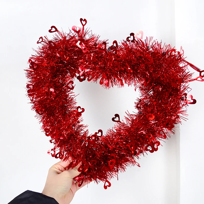 30cm Red Love Heart Wreath Pendants Wedding Hanging Ornament Heart Garland For Valentines Day Decoration Home Valentines Gifts
30cm Red Love Heart Wreath Pendants Wedding Hanging Ornament Heart Garland For Valentines Day Decoration Home Valentines Gifts