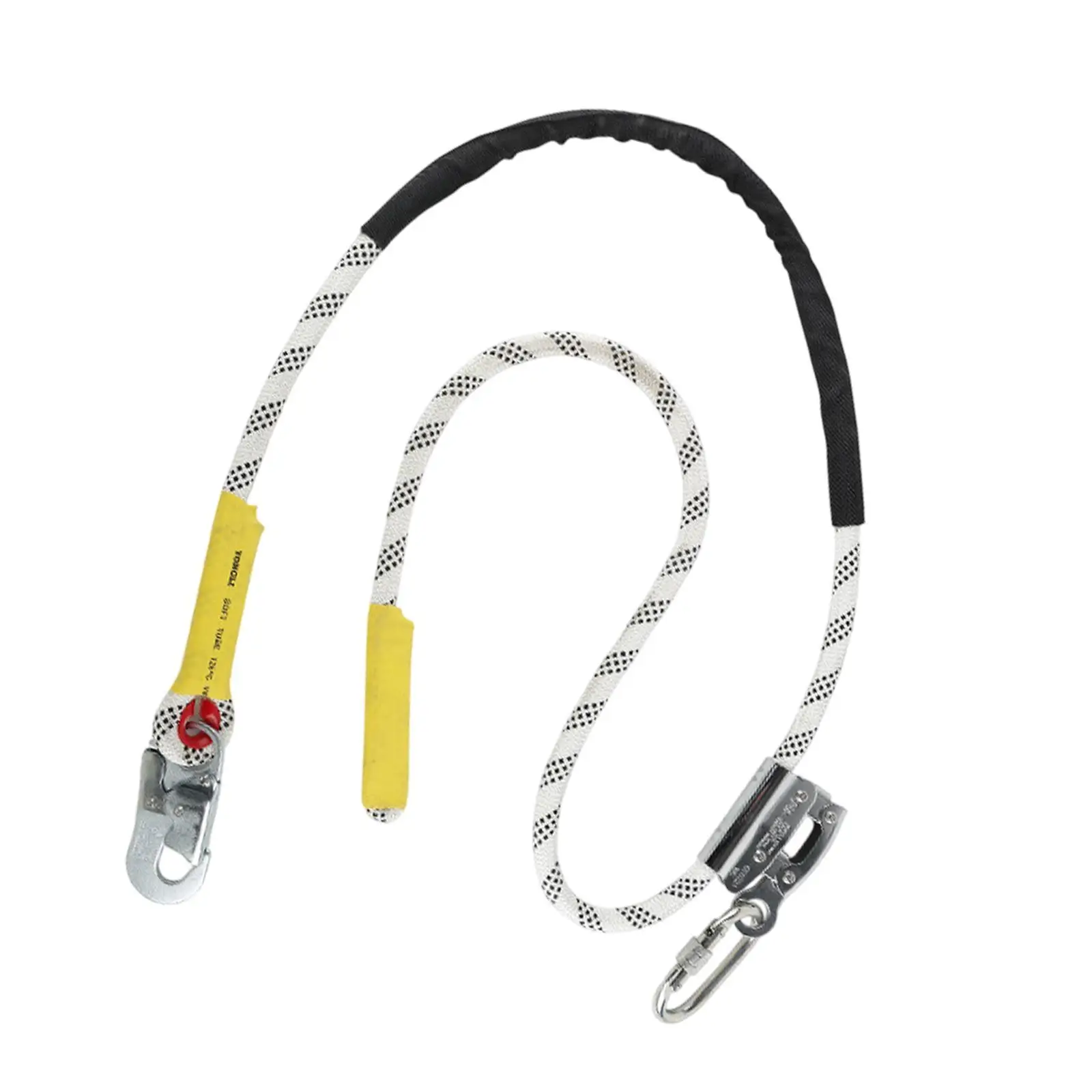 Arborist Positioning Lanyard Heavy Duty with Carbon Steel Snap Hook for Tree Climbing Outdoor Electrician Fence Construction
Arborist Positioning Lanyard Heavy Duty with Carbon Steel Snap Hook for Tree Climbing Outdoor Electrician Fence Construction