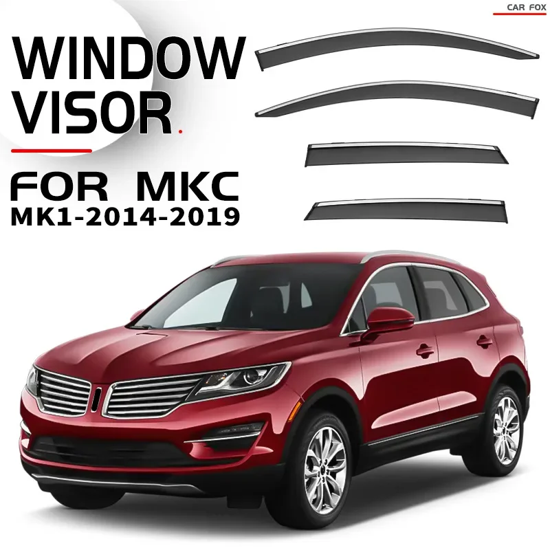 Car Window Visor 4Pcs For Lincoln MKC 2014-2019 Awning Shelters Windshield Side Window Rain Sun Shade Auto Accessories
Car Window Visor 4Pcs For Lincoln MKC 2014-2019 Awning Shelters Windshield Side Window Rain Sun Shade Auto Accessories