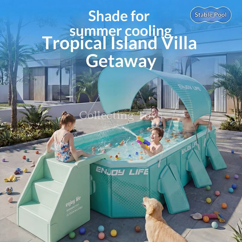 Wenwenchi Non Inflatable Frame Swimming Pool Foldable Portable Sunscreen Canopy Uv Blocking For Indoor Outdoor Backyard Family
Wenwenchi Non Inflatable Frame Swimming Pool Foldable Portable Sunscreen Canopy Uv Blocking For Indoor Outdoor Backyard Family