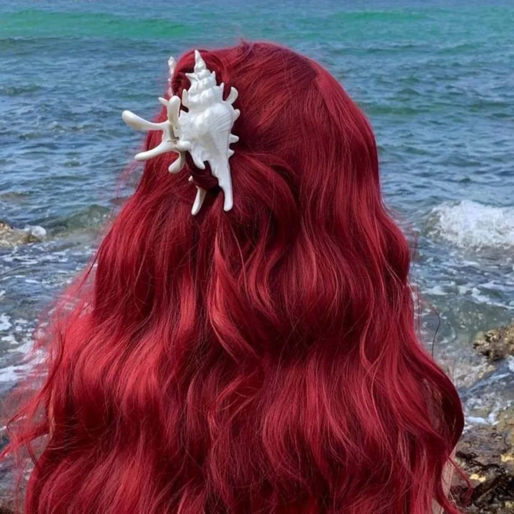 Headdress Sweet Pearl Color Hair Claw Acrylic Resin Conch Shark Clip Ocean Series Korean Style Women Hair Claw Holiday
Headdress Sweet Pearl Color Hair Claw Acrylic Resin Conch Shark Clip Ocean Series Korean Style Women Hair Claw Holiday