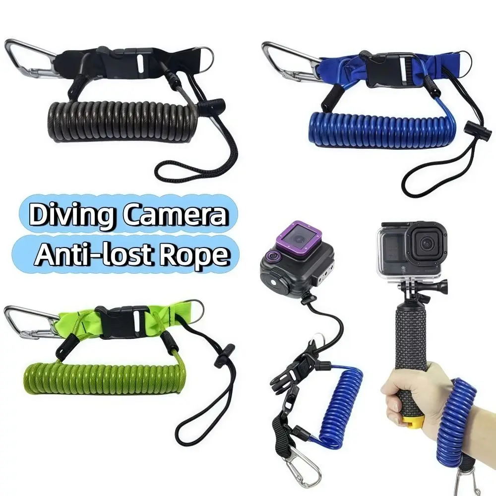 Retractable Diving Camera Lanyard With Stainless Steel Clip Sturdy Coil Lanyard Lightweight Anti-entanglement Spring Lanyard
Retractable Diving Camera Lanyard With Stainless Steel Clip Sturdy Coil Lanyard Lightweight Anti-entanglement Spring Lanyard