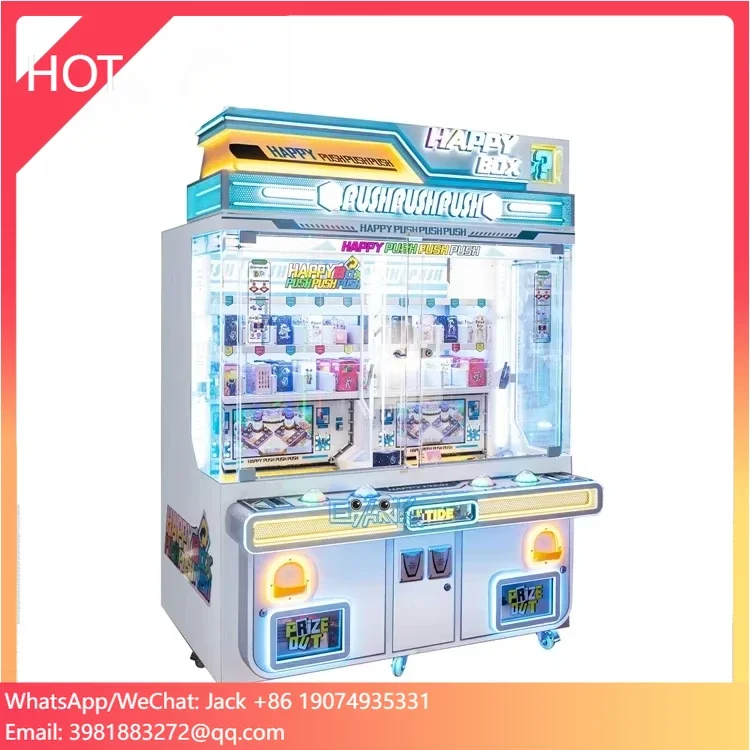 Amusement Park Coin Operated Metal Arcade Game Machine Happy Push Blind Box Toy Vending Machine With Card System
Amusement Park Coin Operated Metal Arcade Game Machine Happy Push Blind Box Toy Vending Machine With Card System