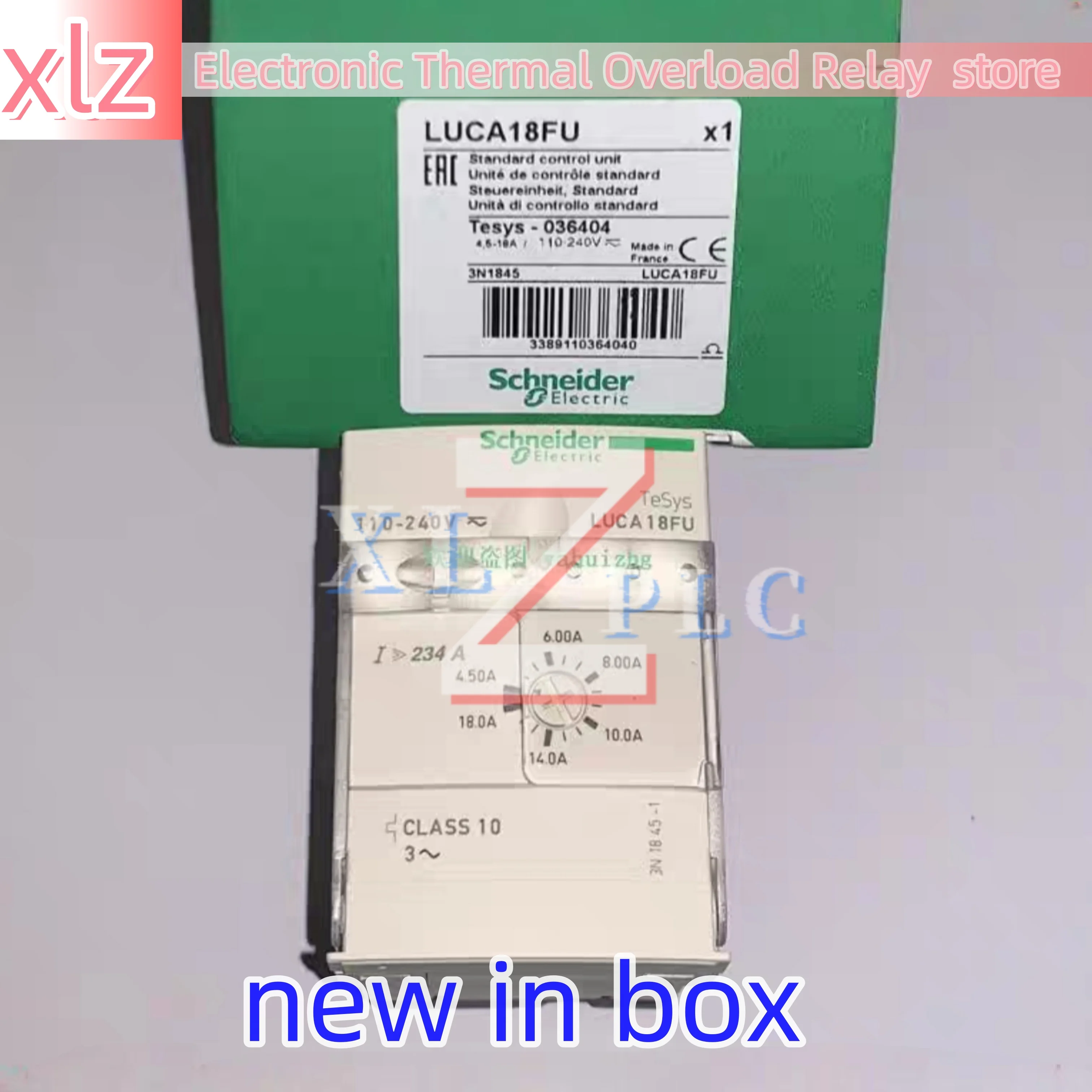 LUCA12B LUCA18FU LUCB18BL new in box Electronic Thermal Overload Relay 
LUCA12B LUCA18FU LUCB18BL new in box Electronic Thermal Overload Relay