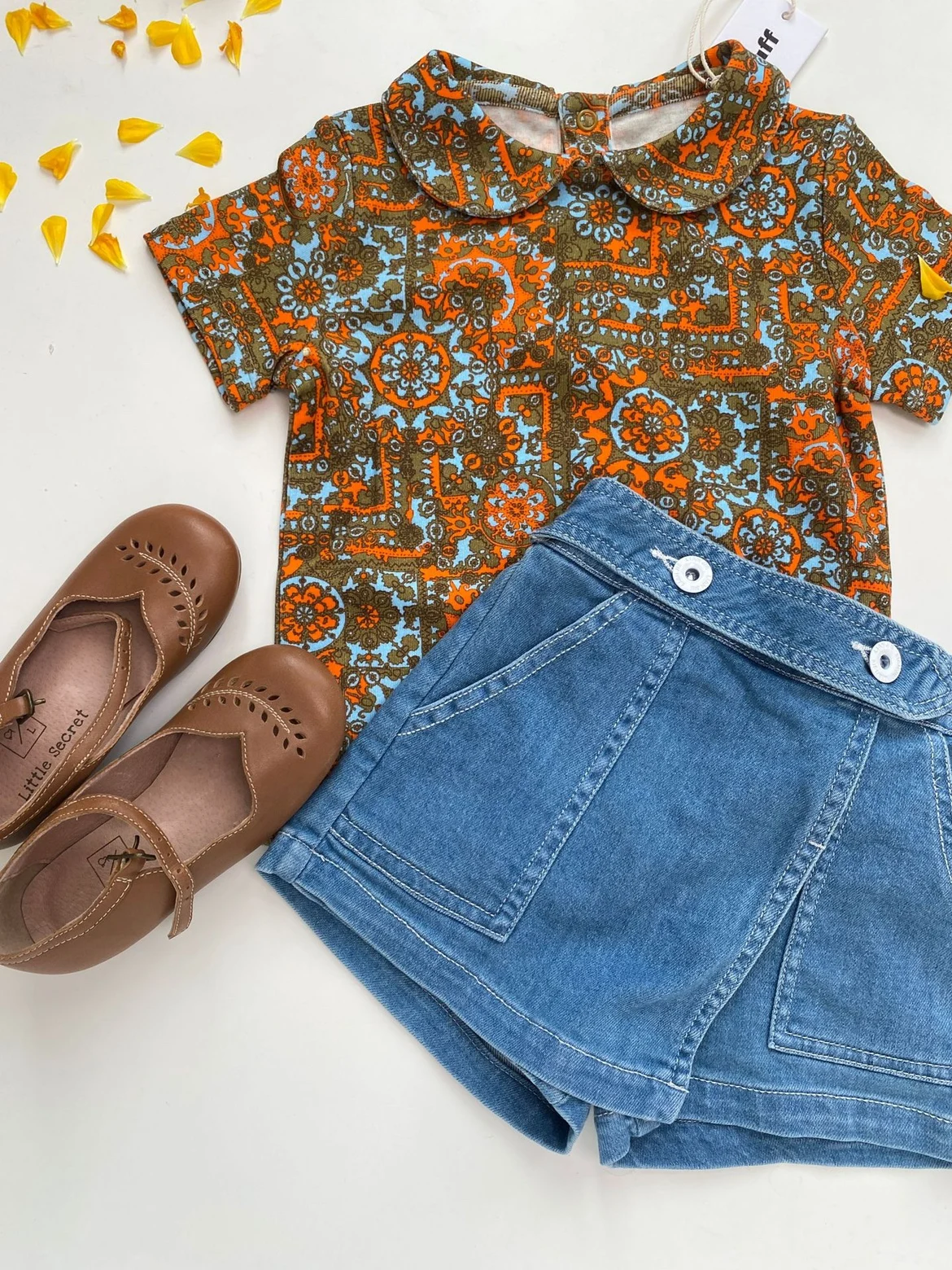 Jenny&Dave 2023 Spring/Summer New Girls' Series Soft Polo Collar Pure Cotton Printed T-shirt Top Denim Shorts Skirts Trendy Girl
Jenny&Dave 2023 Spring/Summer New Girls' Series Soft Polo Collar Pure Cotton Printed T-shirt Top Denim Shorts Skirts Trendy Girl