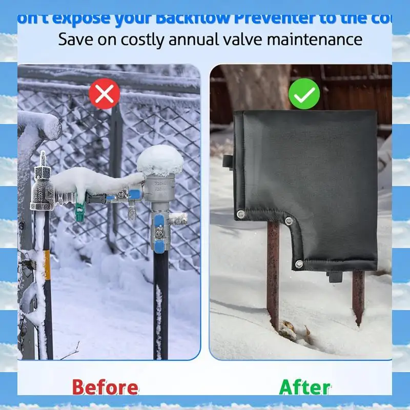 A11I 2Pcs Backflow Preventer Insulation Cover - Pressure Vacuum Breaker Cover For Winter, Outdoor Water Well Pump Covers Easy To
A11I 2Pcs Backflow Preventer Insulation Cover - Pressure Vacuum Breaker Cover For Winter, Outdoor Water Well Pump Covers Easy To