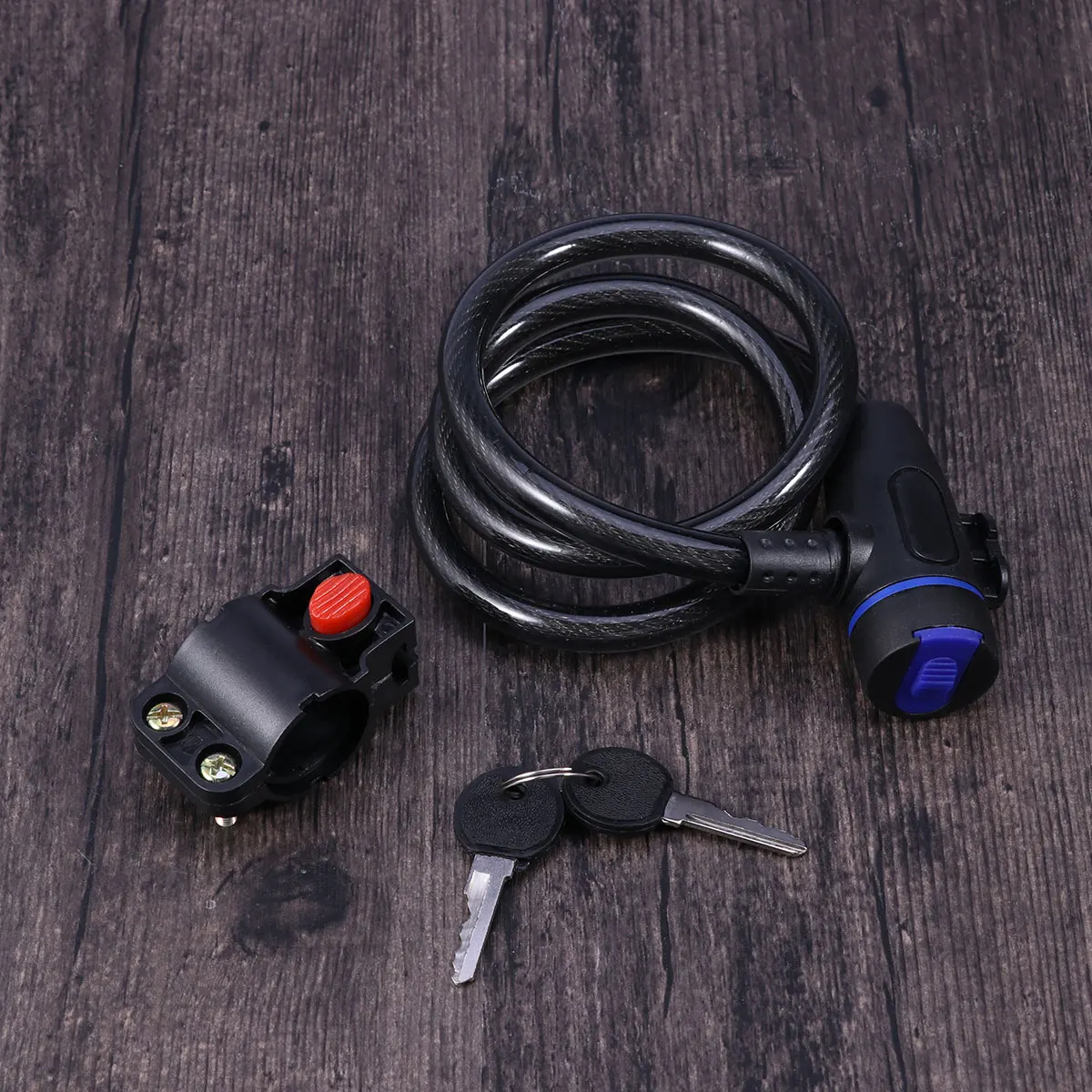 Bicycle Lock Durable Metal Cable Anti-Theft Chain Bike Padlock Rust Resistant Vinyl Coated Weather Scratch Resistance Steel 
Bicycle Lock Durable Metal Cable Anti-Theft Chain Bike Padlock Rust Resistant Vinyl Coated Weather Scratch Resistance Steel