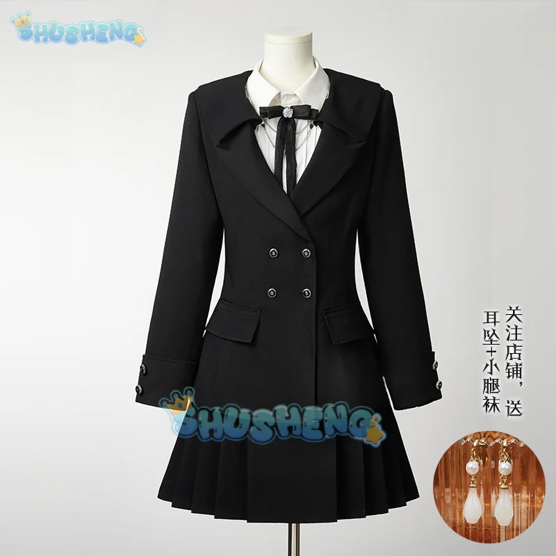 Love and Deepspace Heroines Cosplay Costume Wig Dream Prelude Uniform Skirt Earrings Abysswalker Halloween Party for Women Girls
Love and Deepspace Heroines Cosplay Costume Wig Dream Prelude Uniform Skirt Earrings Abysswalker Halloween Party for Women Girls