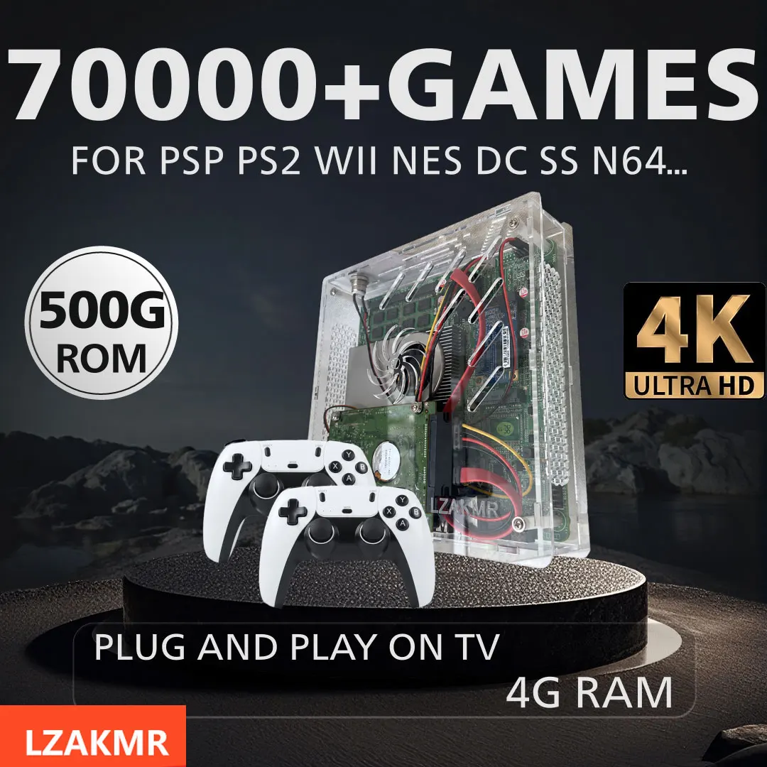 Dual System Super Console U7 Plug&Play On TV 500G/1T ROM 70000+ Retro Games 4G RAM 60+Emulator for Wii PS2 SS DC PSP GAMECUBE
Dual System Super Console U7 Plug&Play On TV 500G/1T ROM 70000+ Retro Games 4G RAM 60+Emulator for Wii PS2 SS DC PSP GAMECUBE
