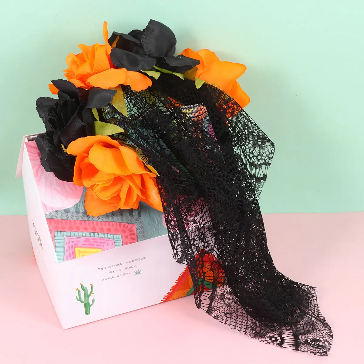 Lace Veil Hair Accessory Party Headwear Sexy Flower Hoop Headdress for Halloween
Lace Veil Hair Accessory Party Headwear Sexy Flower Hoop Headdress for Halloween