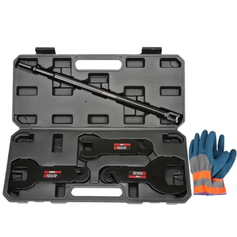 43300 Pneumatic Fan Clutch Wrench, 8PCS Fan Clutch Removal Tool Kit Compatible with/GM/Chrysler/
43300 Pneumatic Fan Clutch Wrench, 8PCS Fan Clutch Removal Tool Kit Compatible with/GM/Chrysler/
