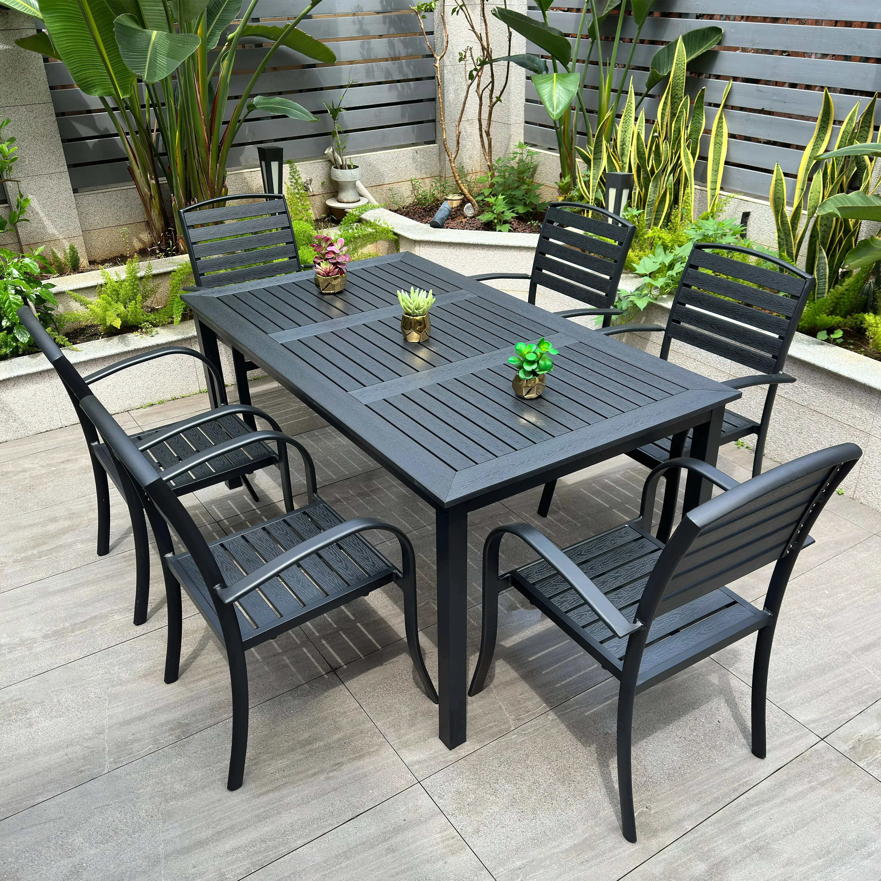 Outdoor table and chair courtyard casual dining table and chair combination aluminum alloy outdoor outdoor
Outdoor table and chair courtyard casual dining table and chair combination aluminum alloy outdoor outdoor