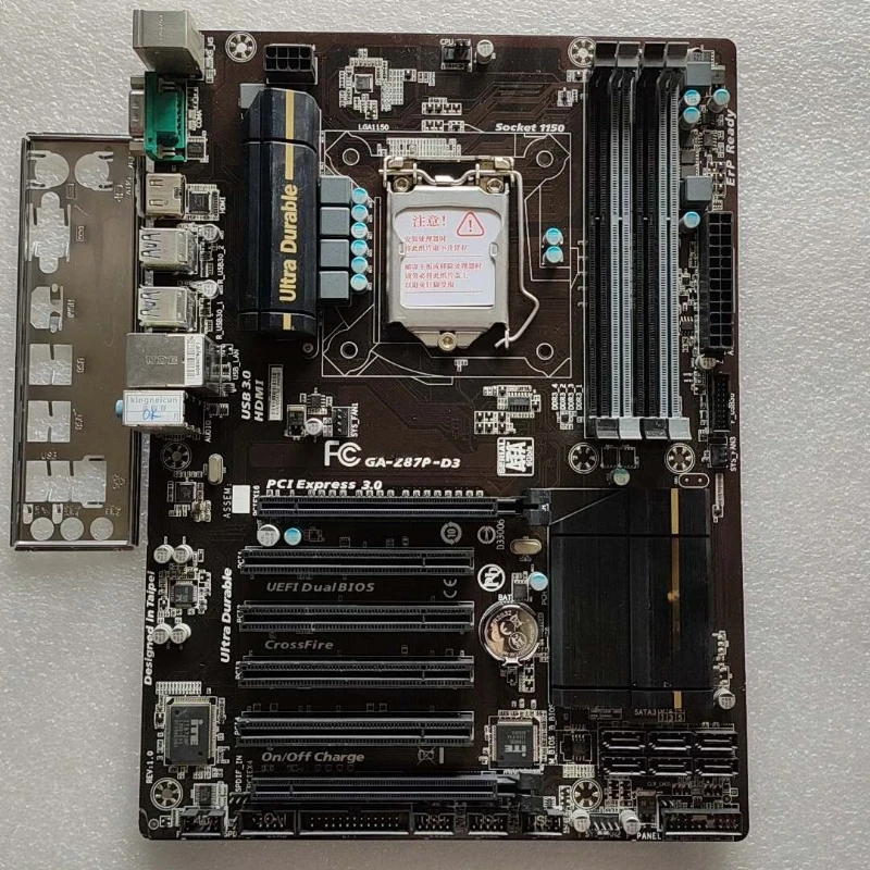 used for Gigabyte GA-Z87P-D3 LGA1150 Intel Z87 ATX Motherboard DDR3 HDMI USB3.0 4th Gen CPU
used for Gigabyte GA-Z87P-D3 LGA1150 Intel Z87 ATX Motherboard DDR3 HDMI USB3.0 4th Gen CPU
