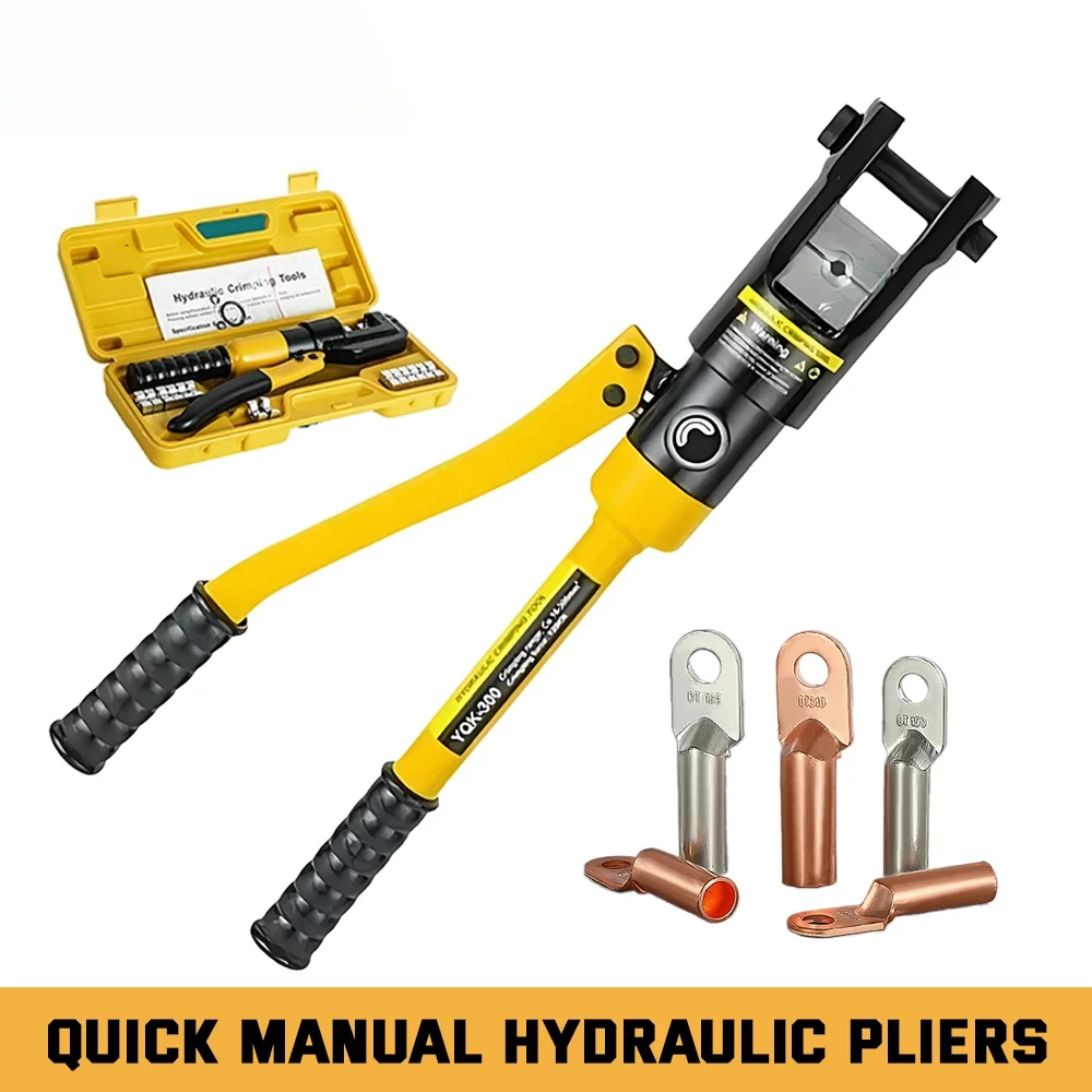 6-120 Hydraulic Crimping Pliers YQK-120 Pressure 6T Home Hydraulic Tools Hydraulic Pliers DIY Cable Terminal Crimping Pliers
6-120 Hydraulic Crimping Pliers YQK-120 Pressure 6T Home Hydraulic Tools Hydraulic Pliers DIY Cable Terminal Crimping Pliers