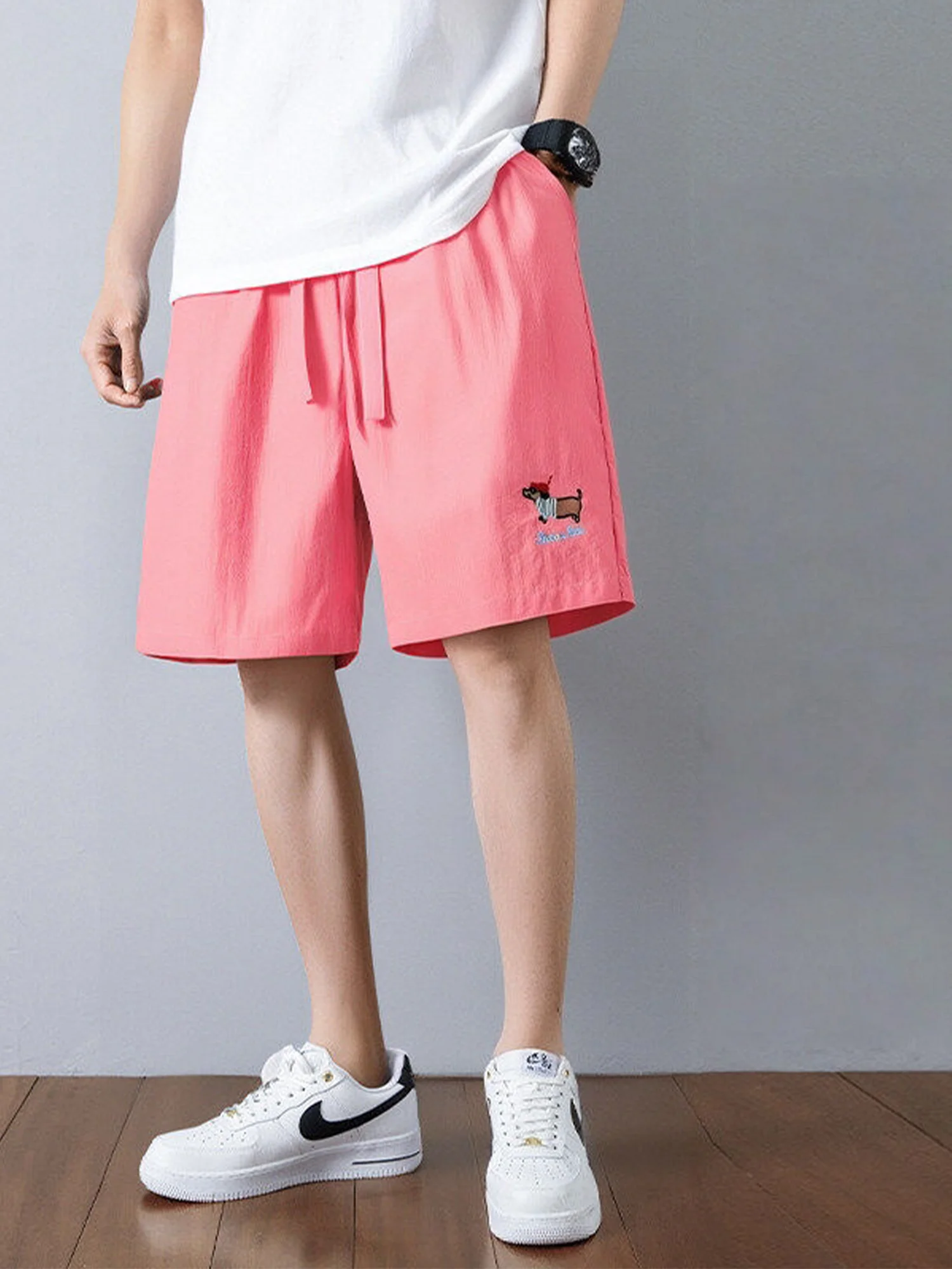 Qui Dry Ice Silk Baskeall orts Men's Summer Thin Straight Loose Fit American Baskeall Pants Youth Faion Brand
Qui Dry Ice Silk Baskeall orts Men's Summer Thin Straight Loose Fit American Baskeall Pants Youth Faion Brand