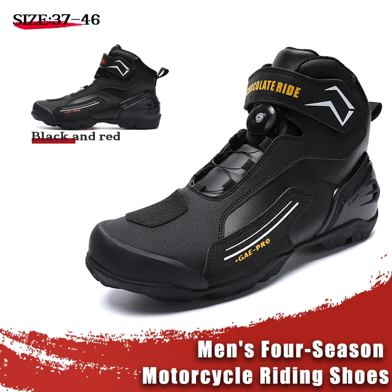 Riding Boots for Men Motorcycle New Leather Collision Avoidance Motos Shoes Anti Slip Wear-Resistant Motocross Protective Shoes
Riding Boots for Men Motorcycle New Leather Collision Avoidance Motos Shoes Anti Slip Wear-Resistant Motocross Protective Shoes
