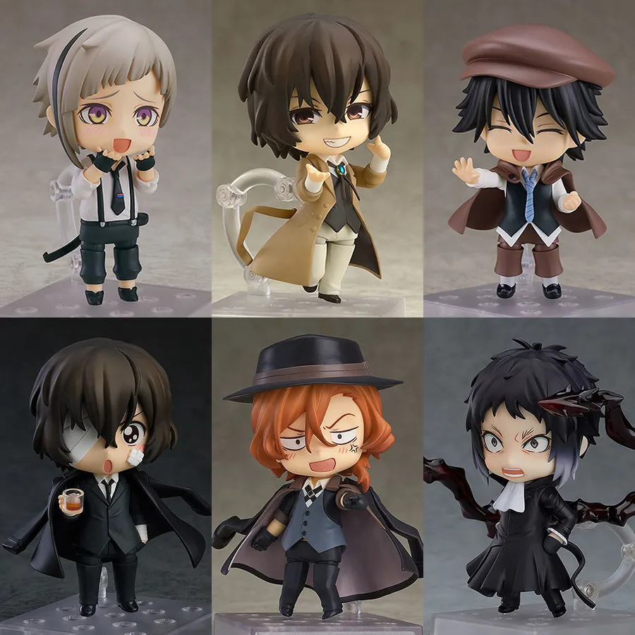 Bungo Stray Dogs Dazai Osamu Nakahara Chuuya Nakajima Atsushi Edogawa Ranpo Anime cartoon figure Q-version collectible figurine
Bungo Stray Dogs Dazai Osamu Nakahara Chuuya Nakajima Atsushi Edogawa Ranpo Anime cartoon figure Q-version collectible figurine