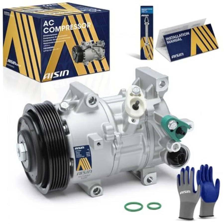 Aftermarket ACCT-00821 AC compressor for Toyota Corolla 20142022 iM 20172018, 1.8L, aluminum housing, black finish, 6-groove pu
Aftermarket ACCT-00821 AC compressor for Toyota Corolla 20142022 iM 20172018, 1.8L, aluminum housing, black finish, 6-groove pu