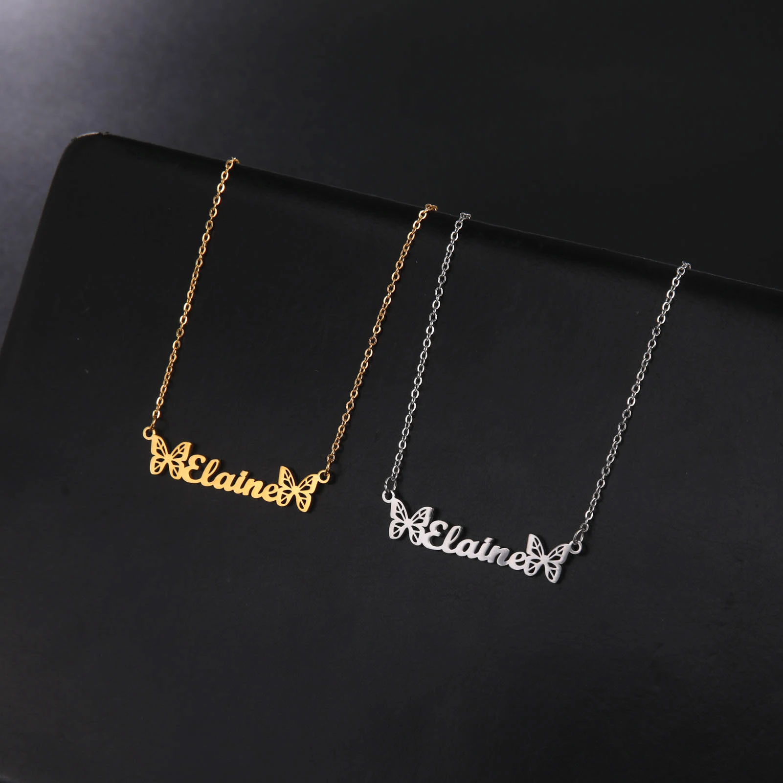 Amaxer Personalized Butterfly Custom Name Necklace for Women Girl Stainless Steel Jewelry Fashion Trend Birthday Jewelry Gifts
Amaxer Personalized Butterfly Custom Name Necklace for Women Girl Stainless Steel Jewelry Fashion Trend Birthday Jewelry Gifts