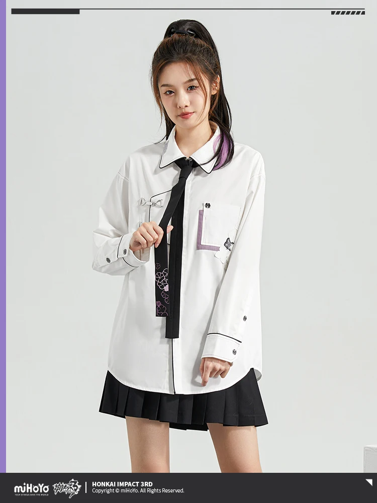 Official Honkai Impact 3 Herrscher of Finality Shirts Kiana Kaslana White Blouse Cosplay Costumes Couple Daily Wearing Tops 2026
Official Honkai Impact 3 Herrscher of Finality Shirts Kiana Kaslana White Blouse Cosplay Costumes Couple Daily Wearing Tops 2026