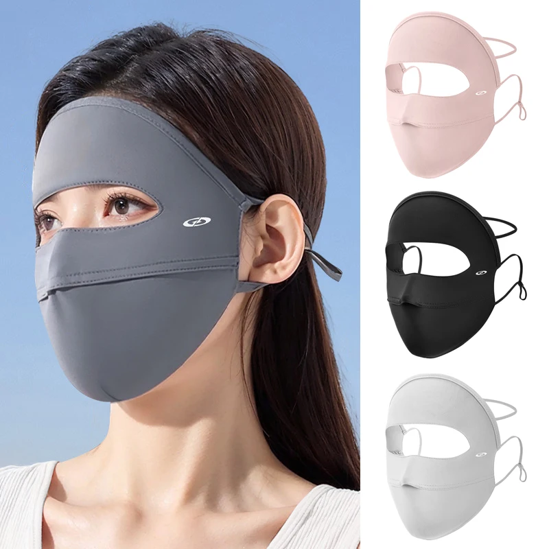 New Women Sun Protection Mask Full Face UV Protection Breathable Ice Silk Masks Outdoor Female Sunshade Accessories No Easy Fall
New Women Sun Protection Mask Full Face UV Protection Breathable Ice Silk Masks Outdoor Female Sunshade Accessories No Easy Fall