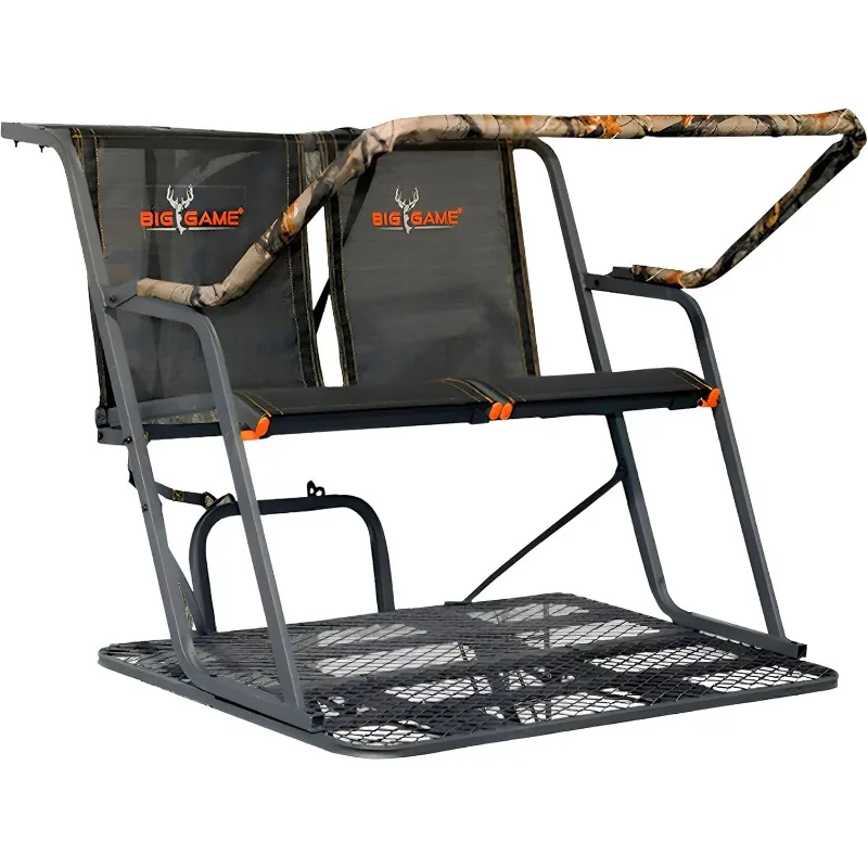 Big Game Striker XL Ladder Treestand 17.5 Foot Tall with Flip Back Seat, Padded Armrests, Deep Foot Platform
Big Game Striker XL Ladder Treestand 17.5 Foot Tall with Flip Back Seat, Padded Armrests, Deep Foot Platform