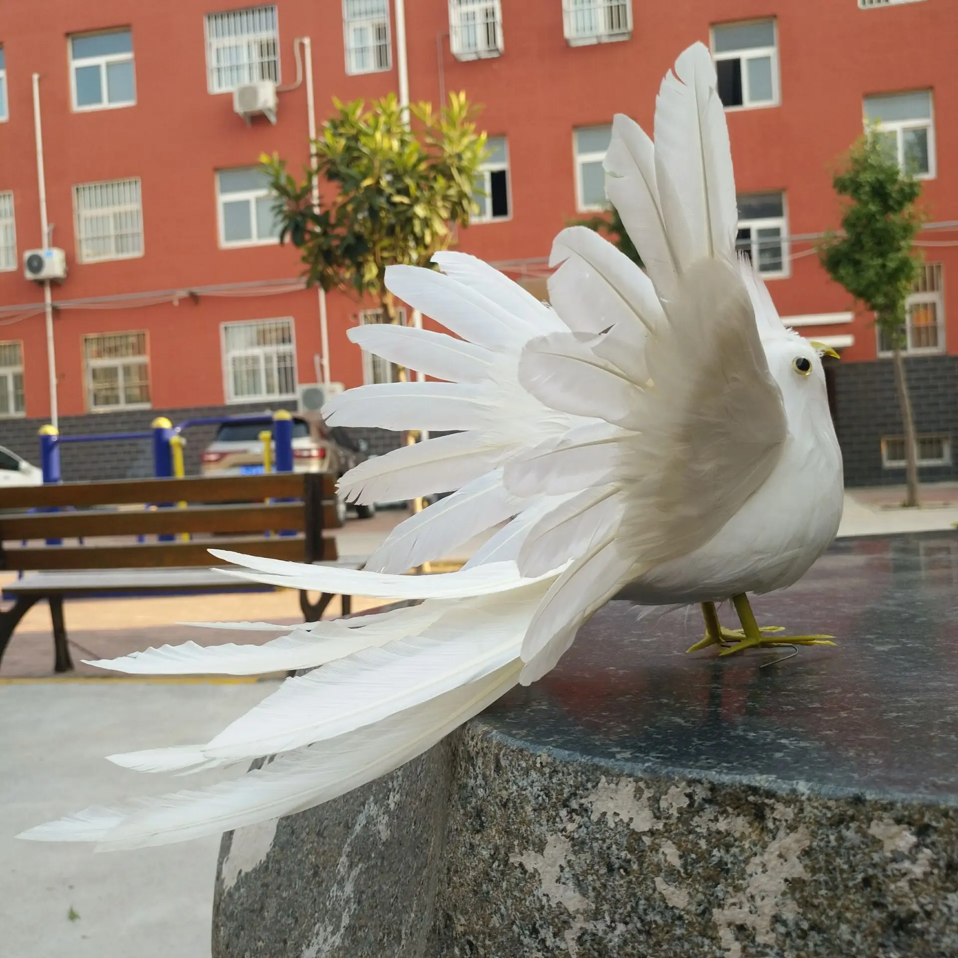 cute real life foam&feathers white bird model wings bird toy kids' doll gift about 30cm t2614
cute real life foam&feathers white bird model wings bird toy kids' doll gift about 30cm t2614
