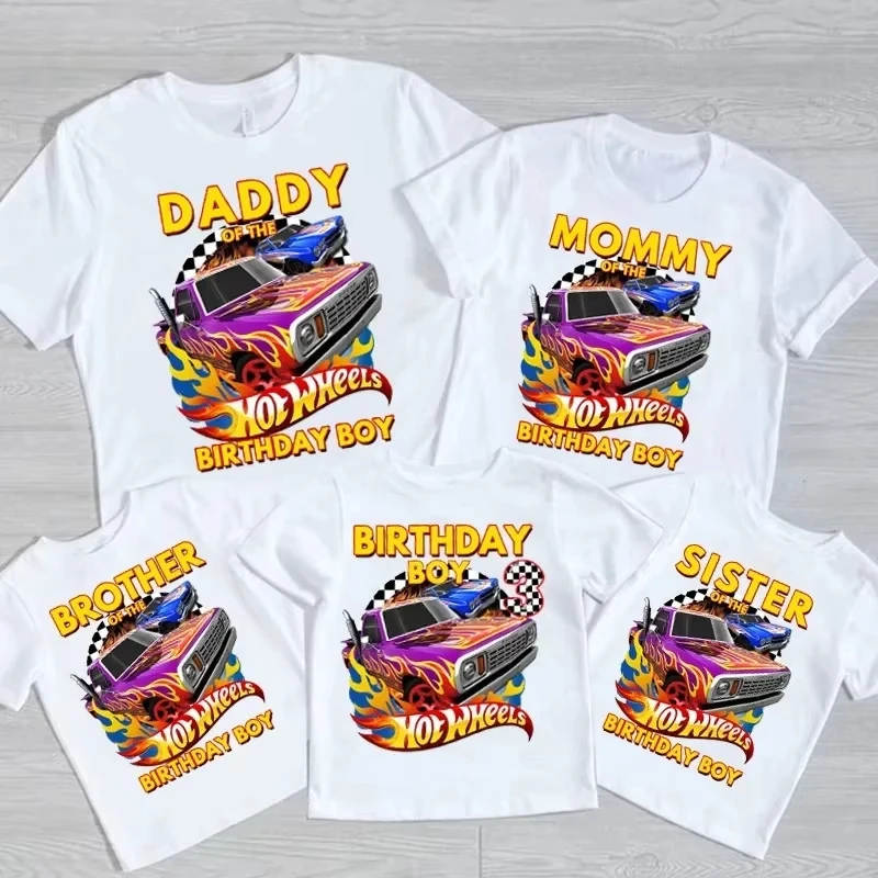Hotwheels Birthday Tshirt Kids Boys Shirts for Family Matching Clothes Party Girls T Shirt Gift Clothing Custom Name Outfit Tees
Hotwheels Birthday Tshirt Kids Boys Shirts for Family Matching Clothes Party Girls T Shirt Gift Clothing Custom Name Outfit Tees