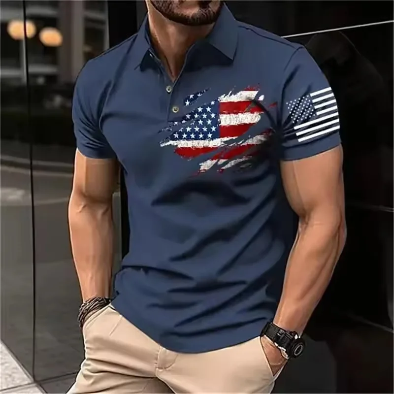 3D Printed America Flag Polo Shirt For Men Colorful Geometry Pattern Tees Summer Street Loose Short Sleeve Tops Lapel T-Shirts
3D Printed America Flag Polo Shirt For Men Colorful Geometry Pattern Tees Summer Street Loose Short Sleeve Tops Lapel T-Shirts