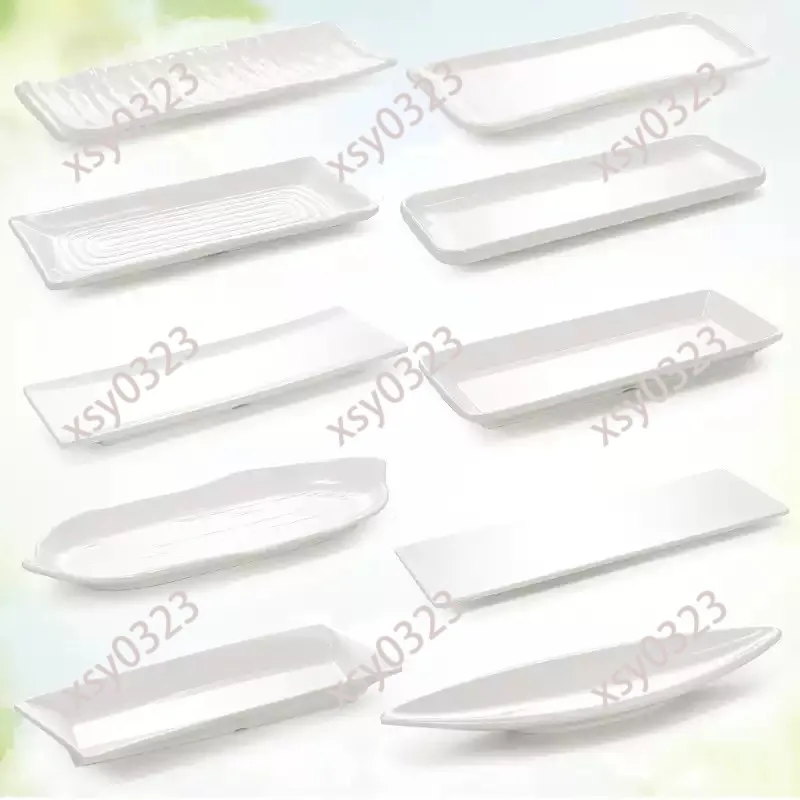 Melamine Rectangular Plate, White Long Flat Tray for Sushi Sashimi Hot Pot Commercial Catering
Melamine Rectangular Plate, White Long Flat Tray for Sushi Sashimi Hot Pot Commercial Catering