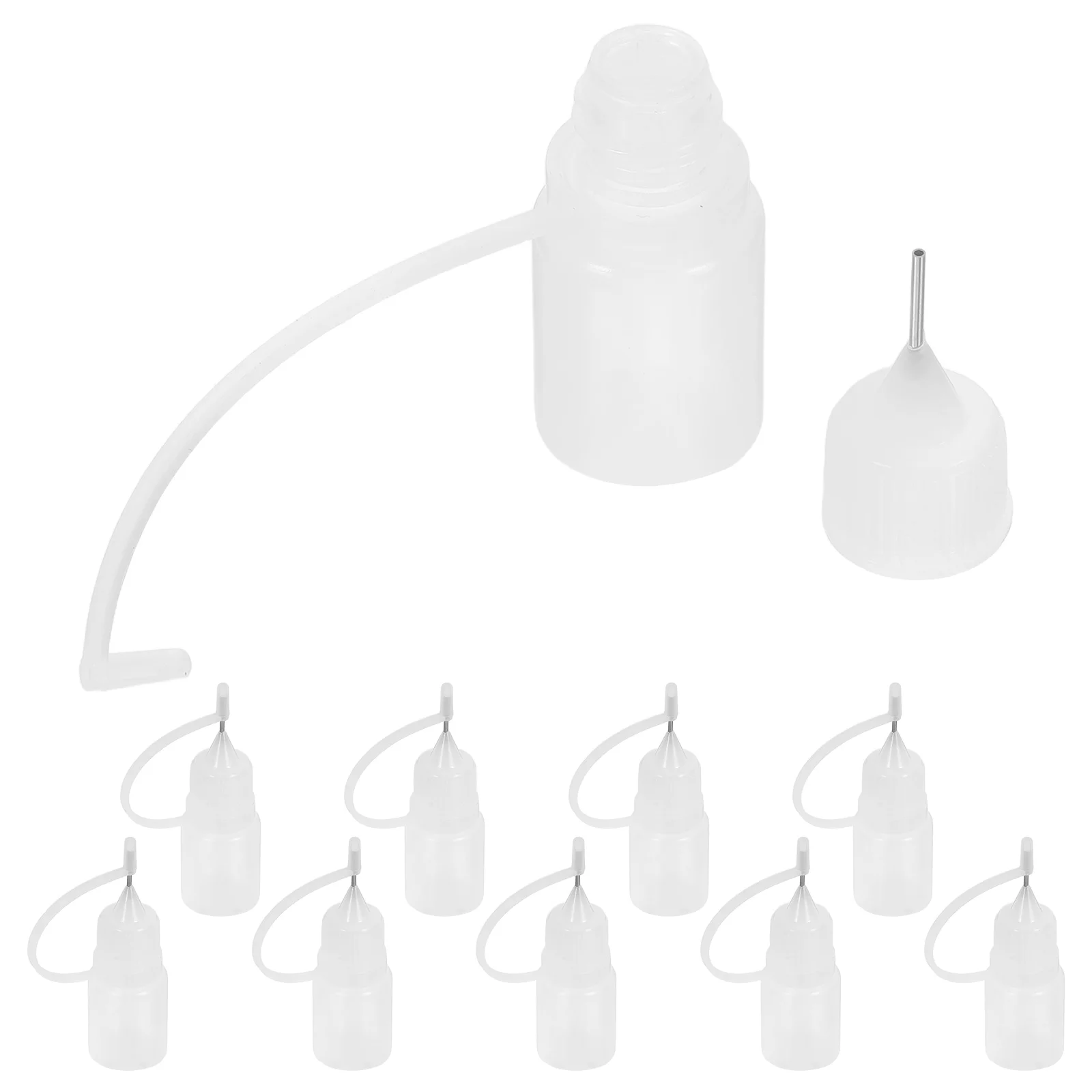 10 Pcs Pinhole Addition Bottles Fine Tip Applicator Glue Dispenser Needle Oil Lab Containers Squeeze Paint Liquid
10 Pcs Pinhole Addition Bottles Fine Tip Applicator Glue Dispenser Needle Oil Lab Containers Squeeze Paint Liquid