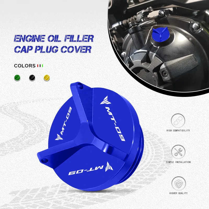 For MT25 MT-25 mt25 2016-2023 2024 2025 Motorcycle CNC Aluminum Engine Oil Filler Cover Plug Cap Screw Cover
For MT25 MT-25 mt25 2016-2023 2024 2025 Motorcycle CNC Aluminum Engine Oil Filler Cover Plug Cap Screw Cover