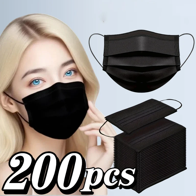 50-200pc Disposable Face Masks 3-Layer Breathable Anti-Dust Protective Masks Daily Travel Work Use Mask Facial Care Accessory
50-200pc Disposable Face Masks 3-Layer Breathable Anti-Dust Protective Masks Daily Travel Work Use Mask Facial Care Accessory