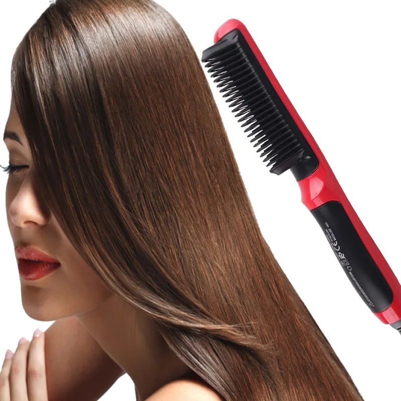 Professional Electric LCD Temperature Adjustable Display Hair Straightening Styling Comb Fast Heating Hair Straightener Brush
Professional Electric LCD Temperature Adjustable Display Hair Straightening Styling Comb Fast Heating Hair Straightener Brush