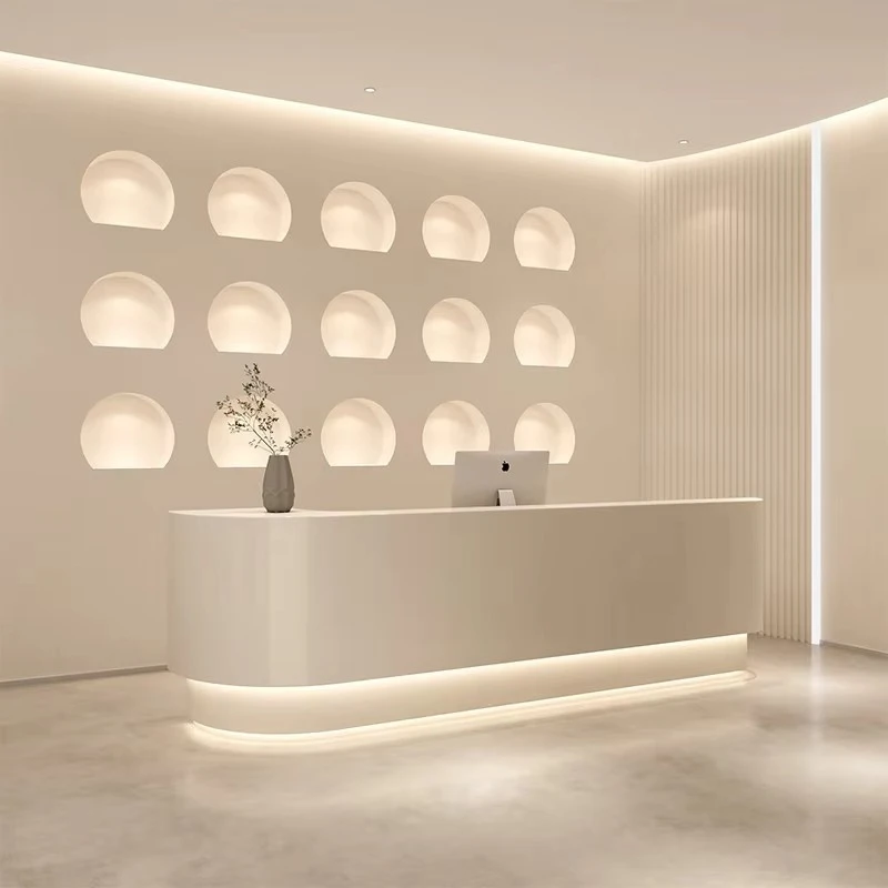 Custom Modern Clinic Reception Desks Beauty Salon Beauty Front Reception Desk Executive Luxury Empfangs Tresen Furniture
Custom Modern Clinic Reception Desks Beauty Salon Beauty Front Reception Desk Executive Luxury Empfangs Tresen Furniture