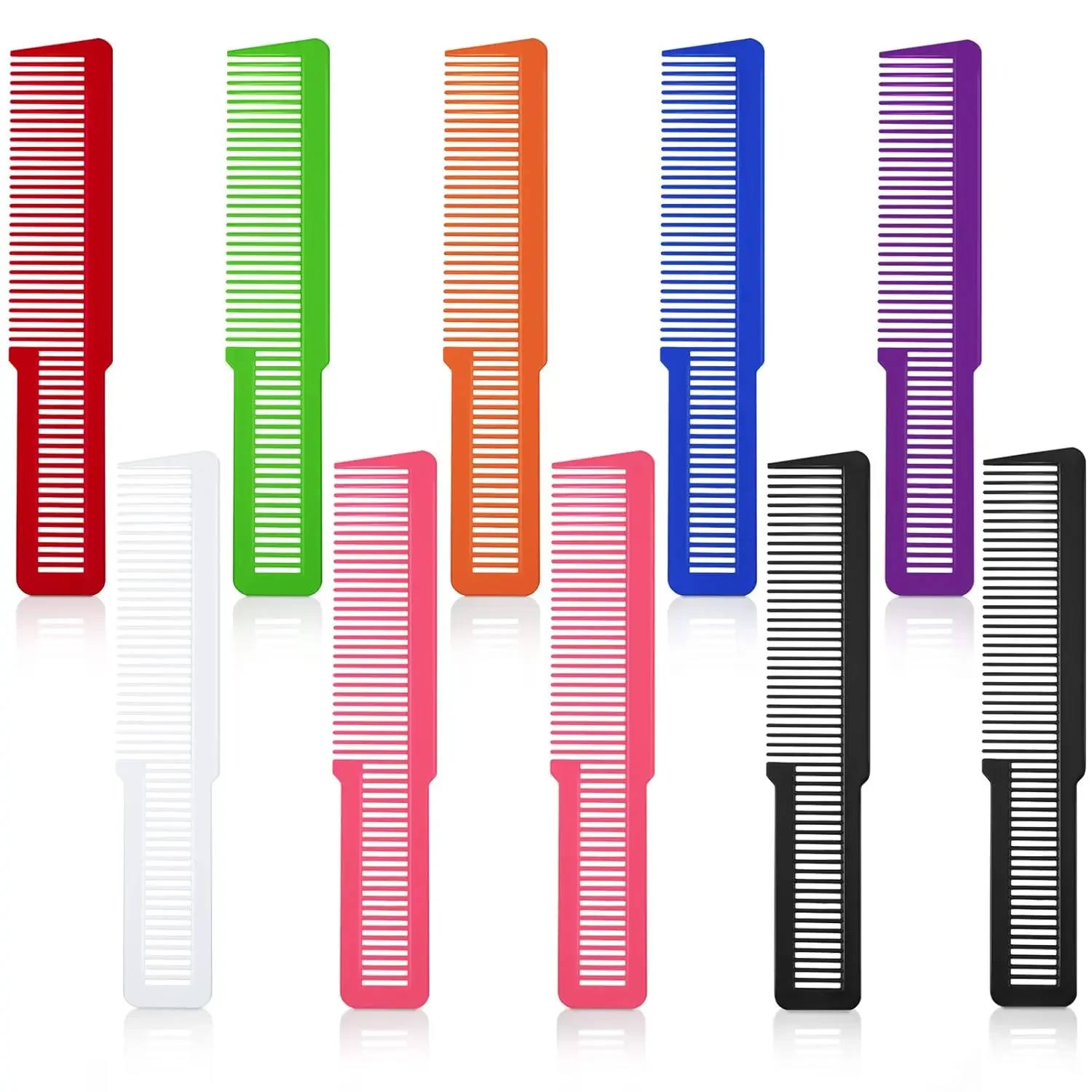 10-Piece Fine Tooth Hair Cutting Combs for Styling, Anti-Static & Heat-Resistant, Assorted Colors
10-Piece Fine Tooth Hair Cutting Combs for Styling, Anti-Static & Heat-Resistant, Assorted Colors