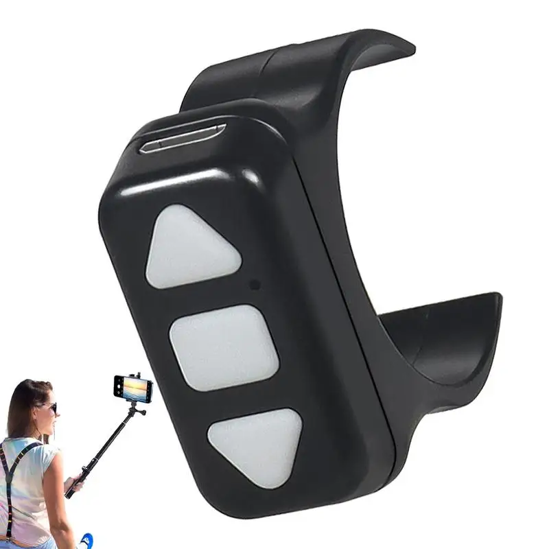 Cell Phone Remote Control Ring Wireless Remote Rechargeable Video Recording Remote Camera Shutter Scrolling Remote Page Turner
Cell Phone Remote Control Ring Wireless Remote Rechargeable Video Recording Remote Camera Shutter Scrolling Remote Page Turner