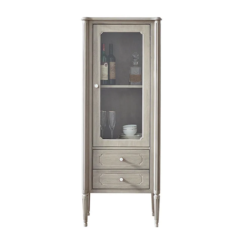 Solid wood wine cabinet High-end living room wall glass door Dining side cabinet Retro display cabinet Household display cabinet
Solid wood wine cabinet High-end living room wall glass door Dining side cabinet Retro display cabinet Household display cabinet