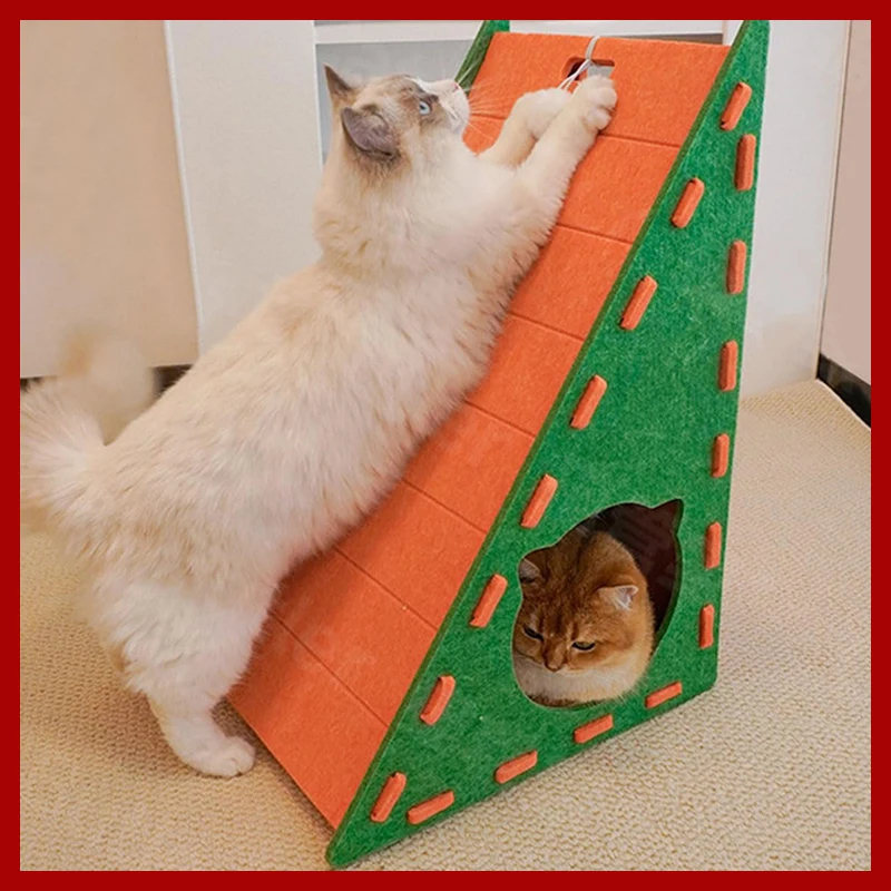 Triangular Cat Scratch Board Cat Toy Cat Bed Wear-resistant Cat Scratch Board Against The Wall Cat Climbing Mat Cat Accessories
Triangular Cat Scratch Board Cat Toy Cat Bed Wear-resistant Cat Scratch Board Against The Wall Cat Climbing Mat Cat Accessories