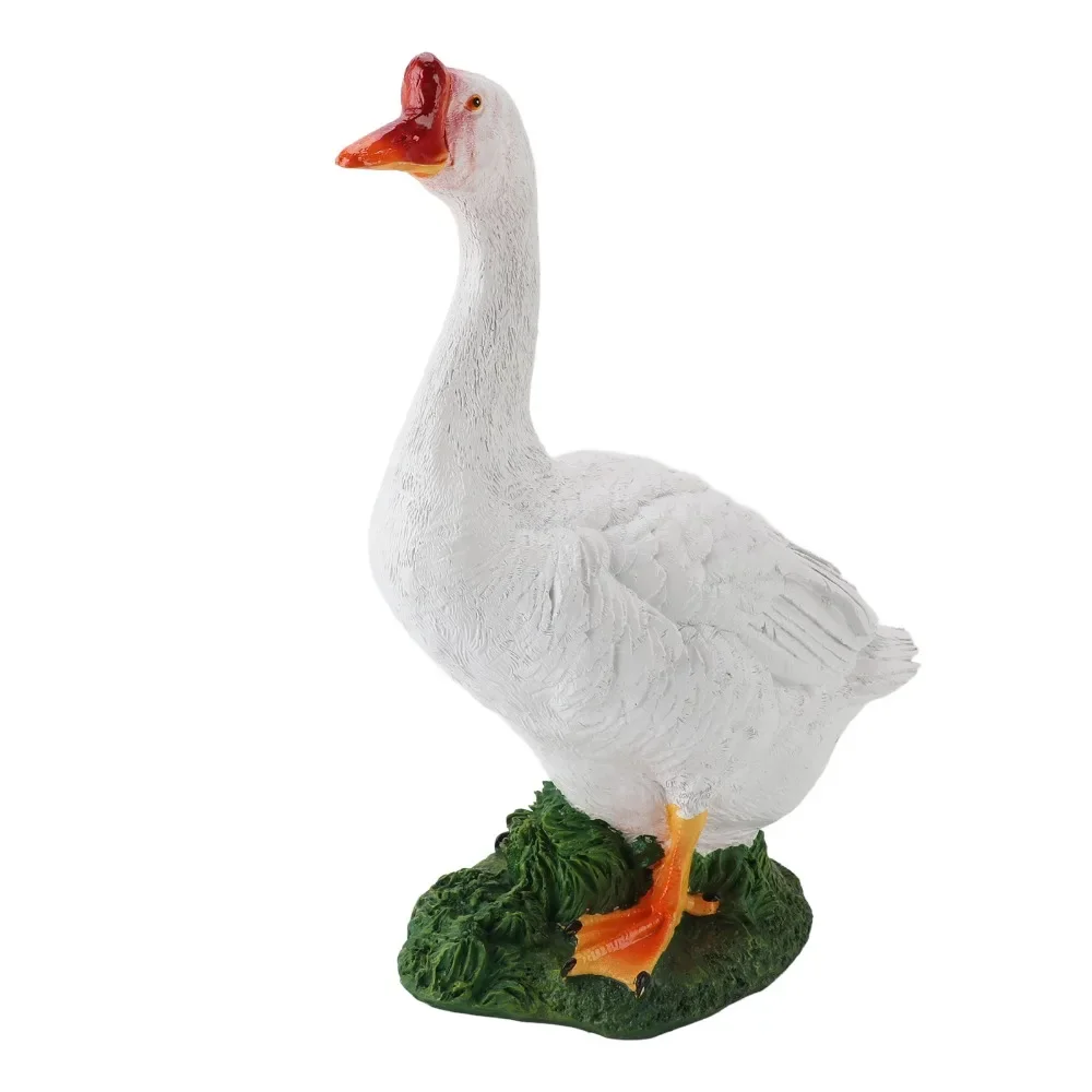Goose Statue Farm Animal Figurine Resin Goose Sculpture Garden Ornament for Outdoor Backyard Patio Lawn Decoration Style 2
Goose Statue Farm Animal Figurine Resin Goose Sculpture Garden Ornament for Outdoor Backyard Patio Lawn Decoration Style 2