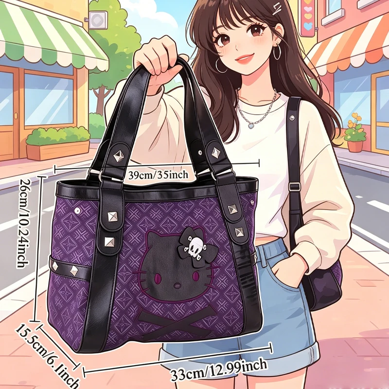 Hellokitty Y2K Crossbody Bag Splicing Handbag Shoulder Bag Bags for Woman Anime Figure Travel Tote Bag Kawaii Cartoon
Hellokitty Y2K Crossbody Bag Splicing Handbag Shoulder Bag Bags for Woman Anime Figure Travel Tote Bag Kawaii Cartoon
