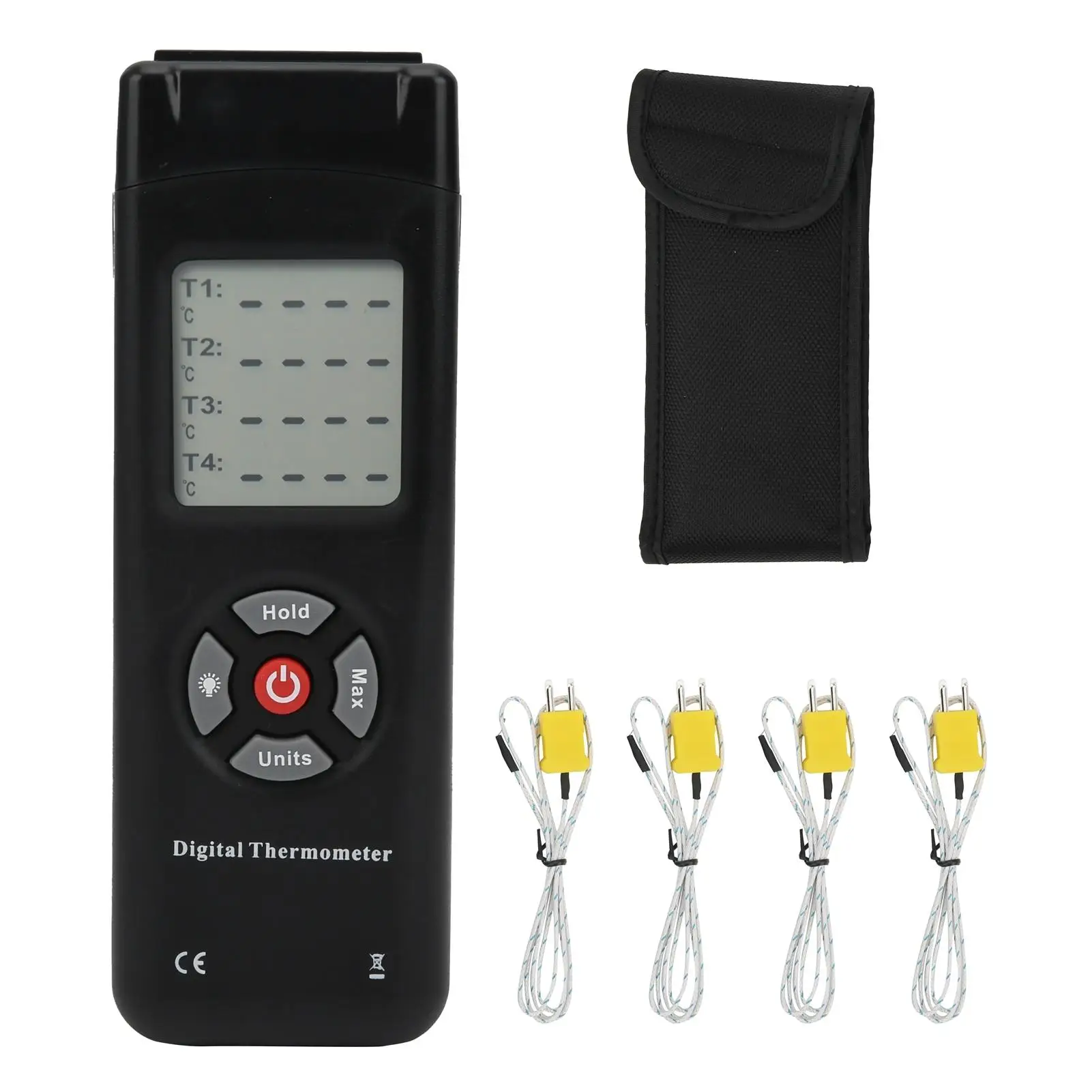 TL-TK04 4K Digital Thermometer -50°C to 1350°C LCD Thermocouple Probe Temperature Meter
TL-TK04 4K Digital Thermometer -50°C to 1350°C LCD Thermocouple Probe Temperature Meter