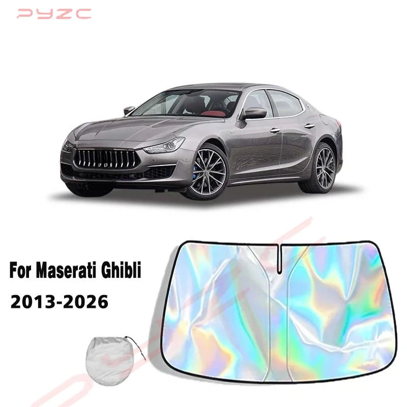 For Maserati Ghibli 2013-2026 Car Windshield Sunshade Cover Front Window Sun Shade Visor Auto Interior UV Protection
For Maserati Ghibli 2013-2026 Car Windshield Sunshade Cover Front Window Sun Shade Visor Auto Interior UV Protection