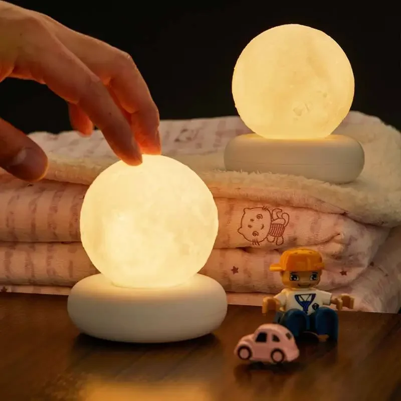 Lunar Night Light Usb Charging Sleep with Sleeping Bedroom Bedside Socket Student Children's Moon Atmosphere Lamp New Product
Lunar Night Light Usb Charging Sleep with Sleeping Bedroom Bedside Socket Student Children's Moon Atmosphere Lamp New Product