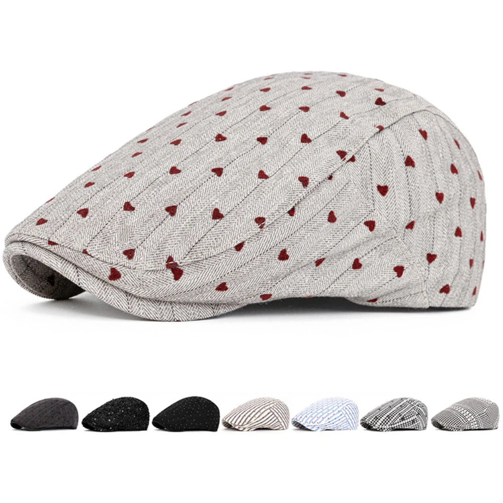 HT4816 Beret Cap Retro Heart Artist Painter Beret Hat Male Female Spring Autumn Cap for Men Women Adjustable Ivy Flat Cap Berets
HT4816 Beret Cap Retro Heart Artist Painter Beret Hat Male Female Spring Autumn Cap for Men Women Adjustable Ivy Flat Cap Berets
