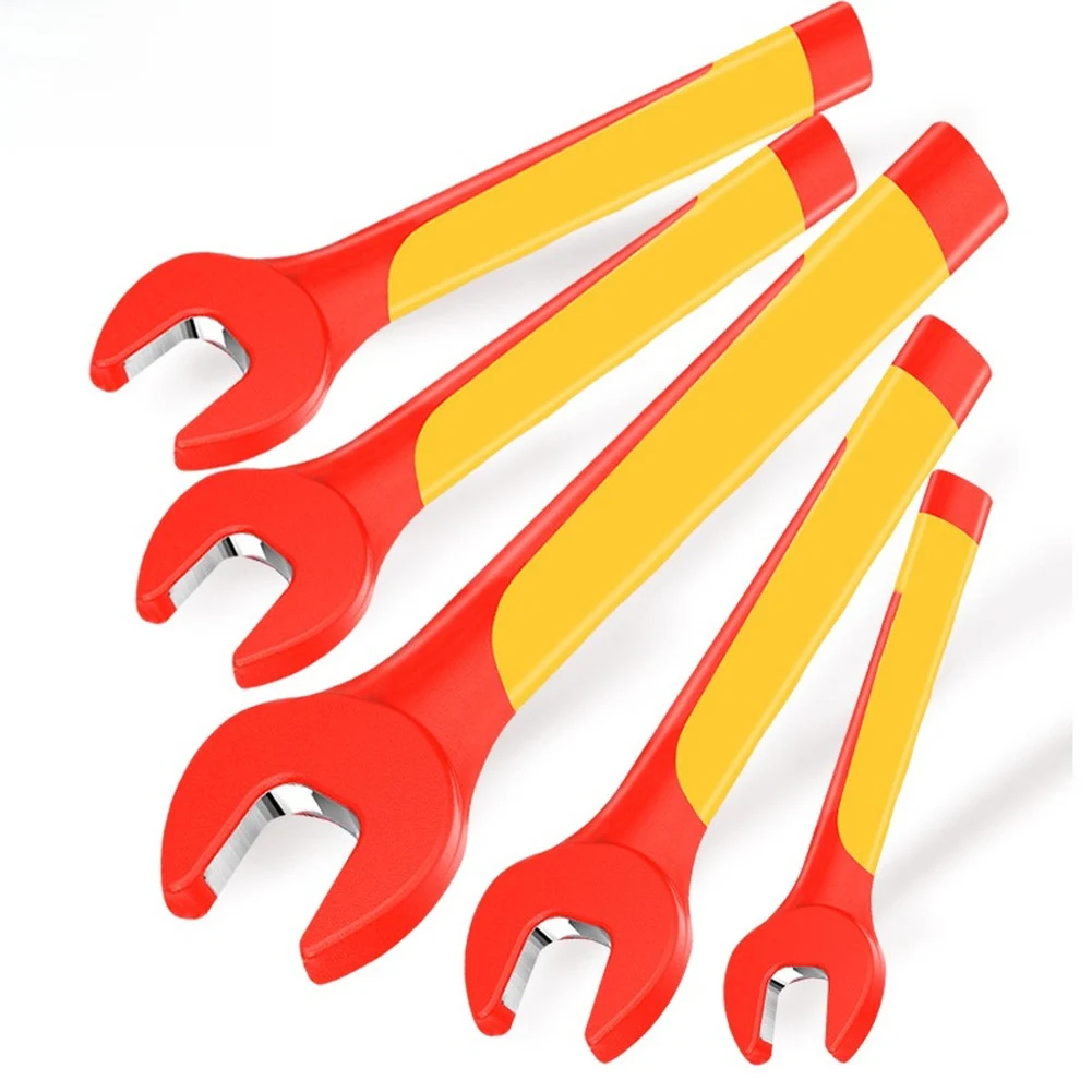 Набор изолированных гаечных ключей VDE (1 шт.), 6-12 мм, защита 1000В, многофункциональные ручные инструменты для дома и электромонтажных работ
Набор изолированных гаечных ключей VDE (1 шт.), 6-12 мм, защита 1000В, многофункциональные ручные инструменты для дома и электромонтажных работ